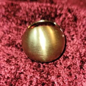 8.5  Matte Gold Womens Ring